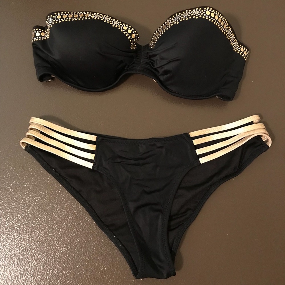 Victoria’s Secret bathing suit.